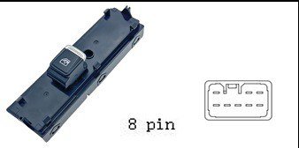 مفتاح تحكم نوافذ سيارة JMC 12V - جهة الراكب (أمامية يمين)