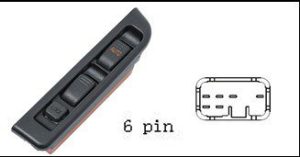 لوحة مفاتيح تحكم نوافذ رئيسية لشاحنة ISUZU (موديلات 94 فما فوق) - 24 فولت