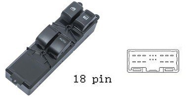 لوحة مفاتيح تحكم نوافذ رئيسية لسيارة ISUZU D-MAX (موديلات 2010-2015)