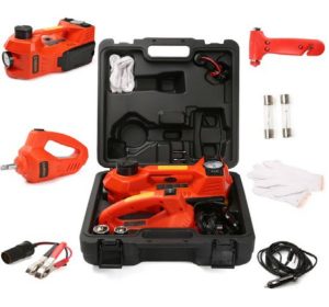 طقم منفاخ سيارة كهربائية 2 في 1 مع مفتاح صدمات كهربائي وملحقات كاملة