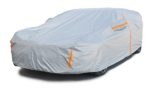 غطاء حماية للسيارة مع سحاب وشرائط عاكسة