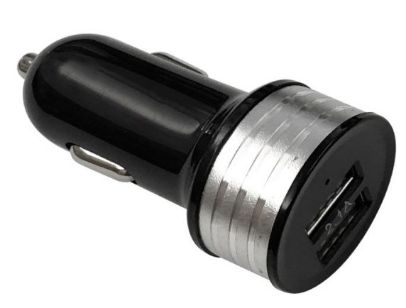 شاحن سيارة بمنفذين USB