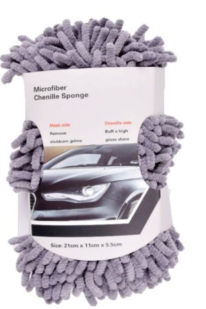 إسفنجة مايكروفايبر شينيل لغسيل السيارة