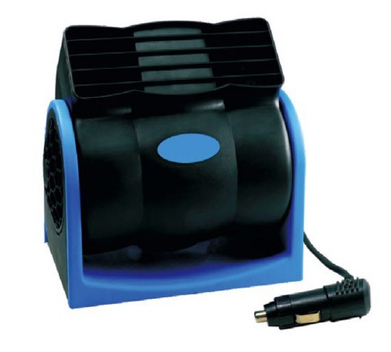 مروحة سيارة قوية 12V بحجم 6 إنش