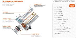 لمبات LED أمامية عالية الإضاءة مع نظام تبريد فعال