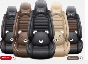أغطية مقاعد سيارة بتصميم دب لطيف يجمع بين الراحة والحماية والأناقة