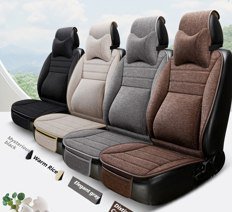 أغطية مقاعد سيارة قماش بتصميم عصري مريح يوفر التهوية ويحافظ على نظافة المقاعد