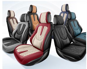 أغطية مقاعد سيارة جلد بتصميم عصري فاخر يمنح الراحة ويحافظ على أناقة المقصورة