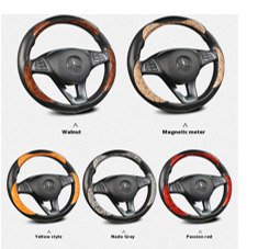 غطاء مقود سيارة بتصميم أنيق يوفر قبضة مريحة ويحسن مظهر المقود