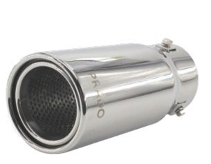 اكزوزت سبورت للسيارة ستانلس ستيل مقاس 80 مم تصميم دائري