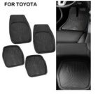 طقم دعاسات أرضية لسيارات تويوتا – حماية عملية وتصميم أنيق للمقصورة