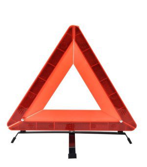 مثلث تحذيري للسيارة للطوارئ قابل للطي