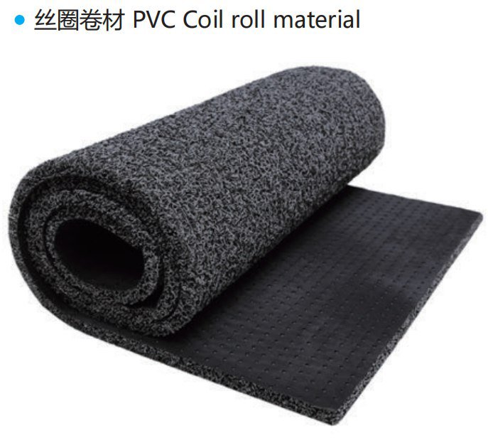 أرضيات قص PVC حلزونية للسيارات – رول متين بقاعدة مانعة للانزلاق