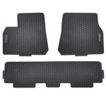 طقم أرضيات سيارات بلاستيك بنقشة خلية