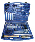 طقم عدة ميكانيك احترافي شامل مع شنطة – مجموعة مفاتيح وسوكيت وبتات متعددة الاستخدام