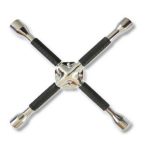 مفتاح تبديل إطارات السيارات صليبة 14 إنش مع مقبض مغطى – قوي ومريح للاستخدام