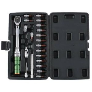 مفتاح عزم (Torque Wrench) احترافي 1/2 إنش مع طقم بتات – دقة عالية للعمل الميكانيكي