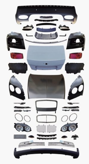 طقم تحويل هيكل كامل — مناسب لـ Bentley Flying Spur (2005–2012) ترقية إلى شكل 2019