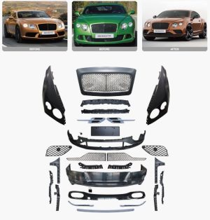 طقم تحويل واجهة وهيكل — Bentley Continental GT (2012–2015) ترقية إلى شكل GT 2019