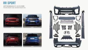طقم بودي كيت Range Rover Sport موديل 2020–2022 — تصميم SVR رياضي كامل بجودة عالية