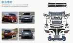 طقم تحويل Range Rover Sport موديل 2014–2017 — بودي كيت OEM كامل بجودة عالية